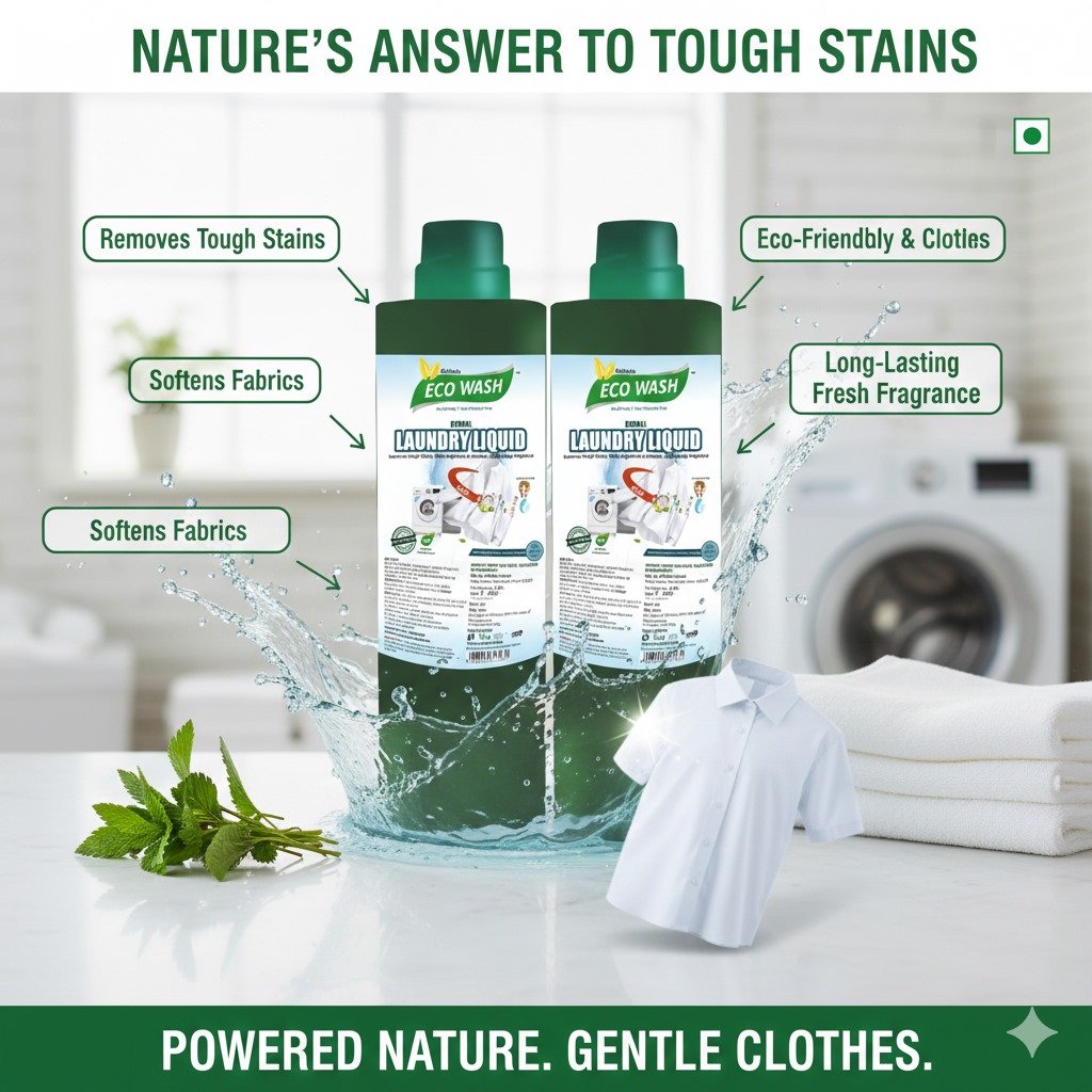 Herbal Liquid Laundry Detergent - Image 2